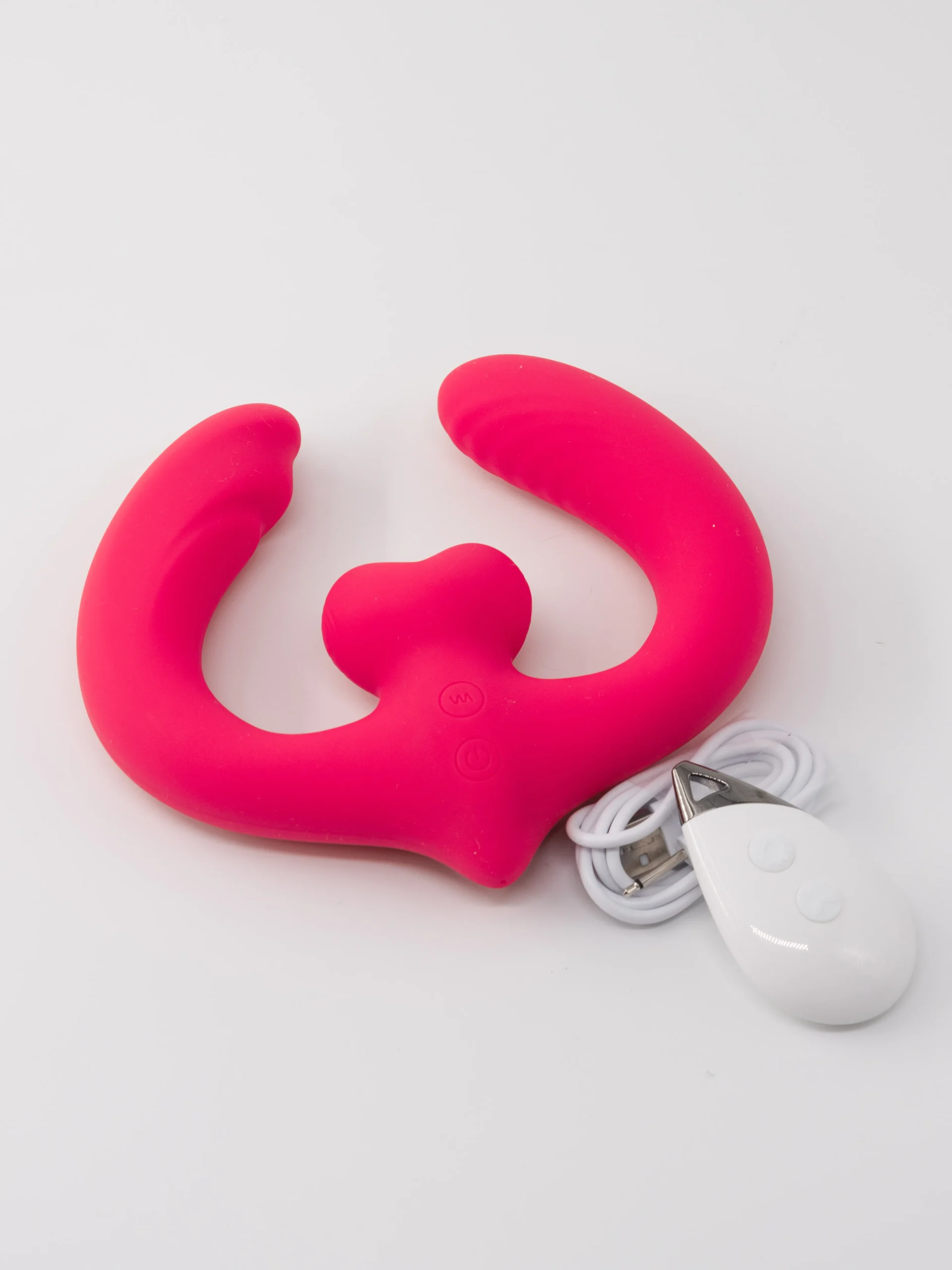 strapon double vibrant, double pen