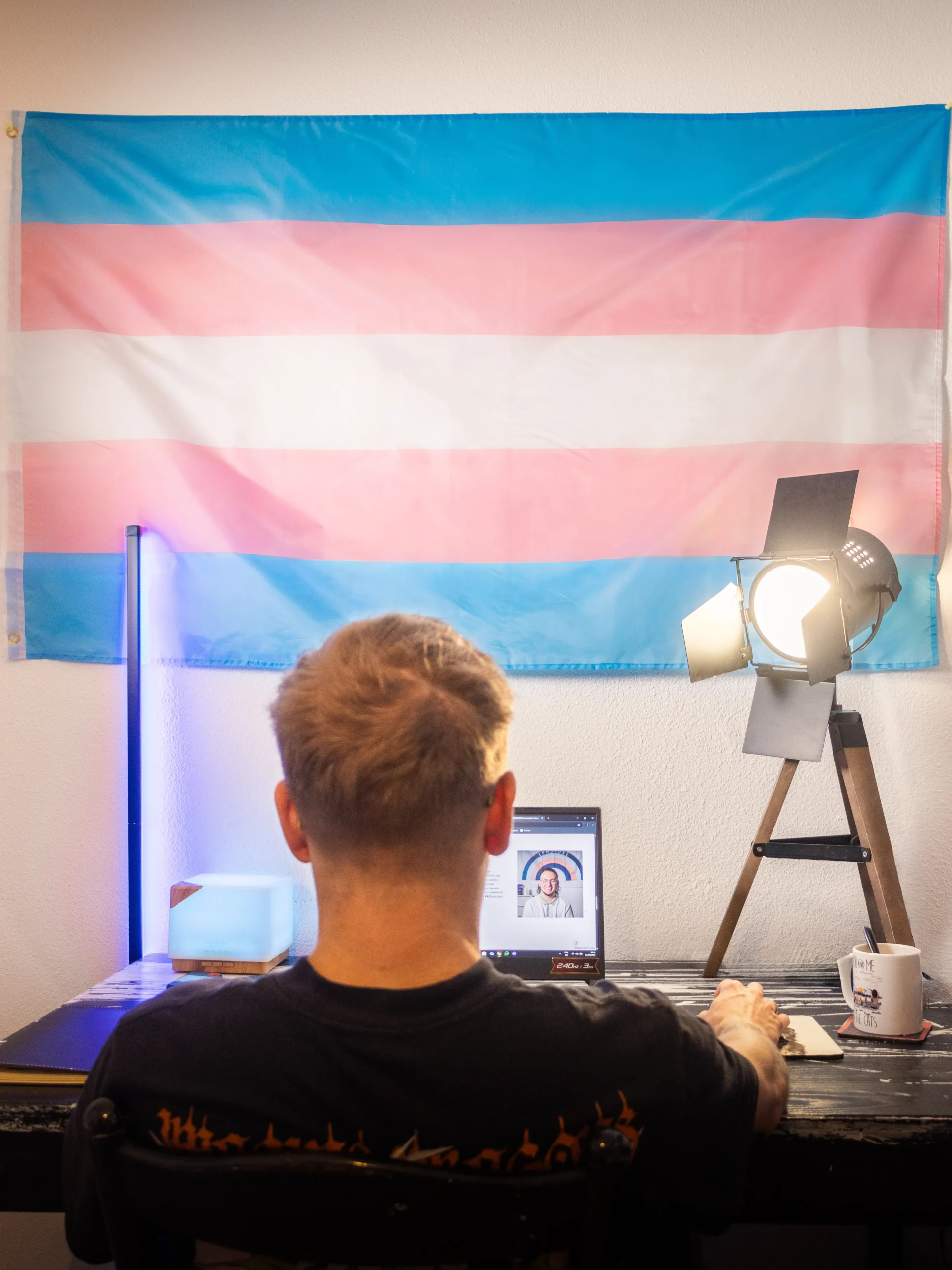 Drapeau Transgenre 90x150 cm