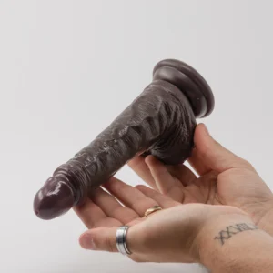 Prothèse pénienne réaliste (12 cm) - Elvira - Foncée