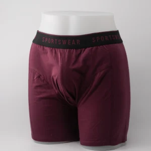 Boxer à poche V long uni