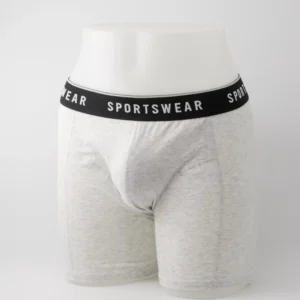 Boxer à poche V long uni