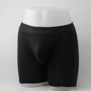 Boxer à poche V long uni