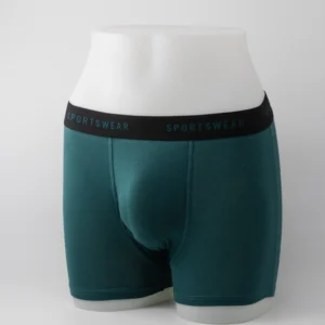 Boxer à poche droite court uni - XL, Vert foncé
