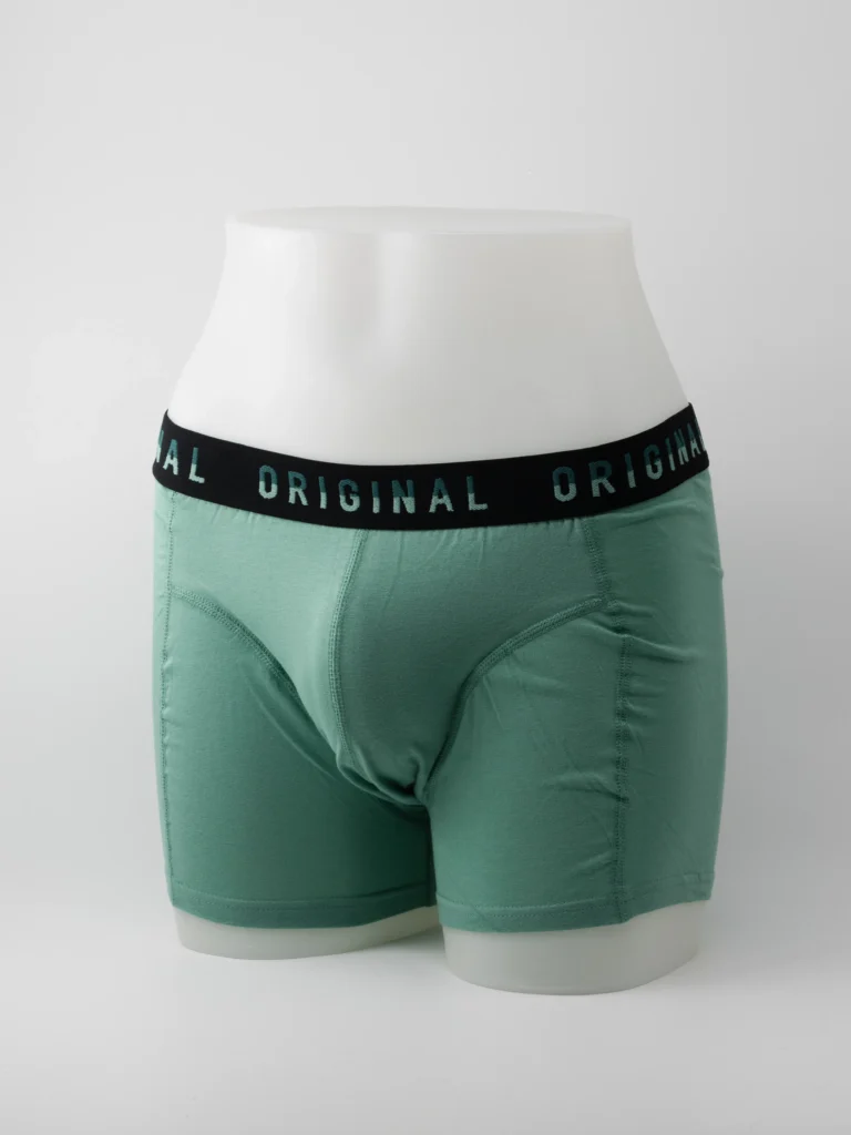 Boxer-à-poche-v-court-unis-vert-73