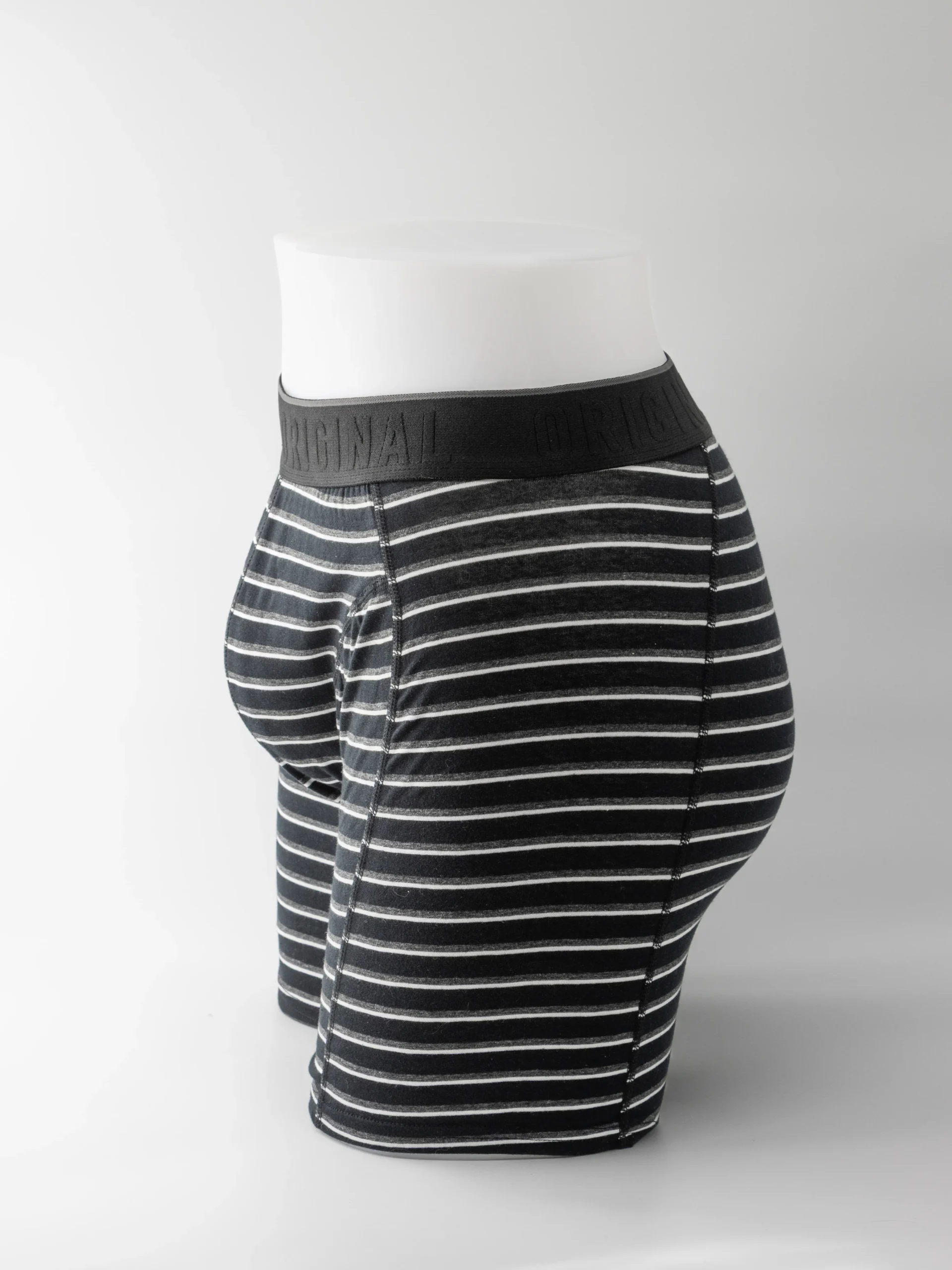 Boxer à poche droite long à motif Noir XL – Image 4