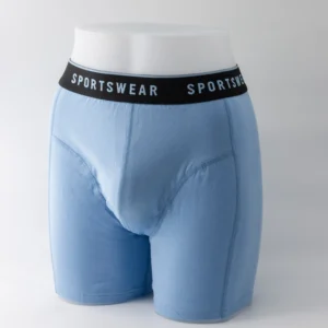 Boxer à poche V long uni