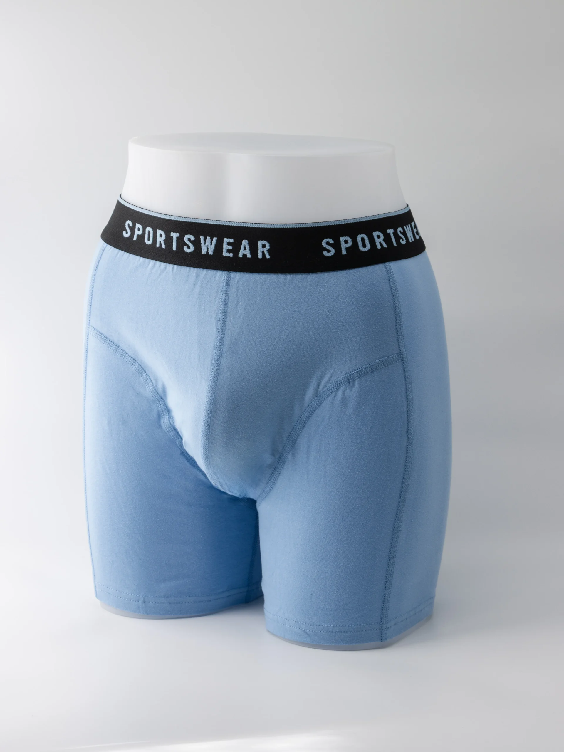 Boxer à poche V long uni