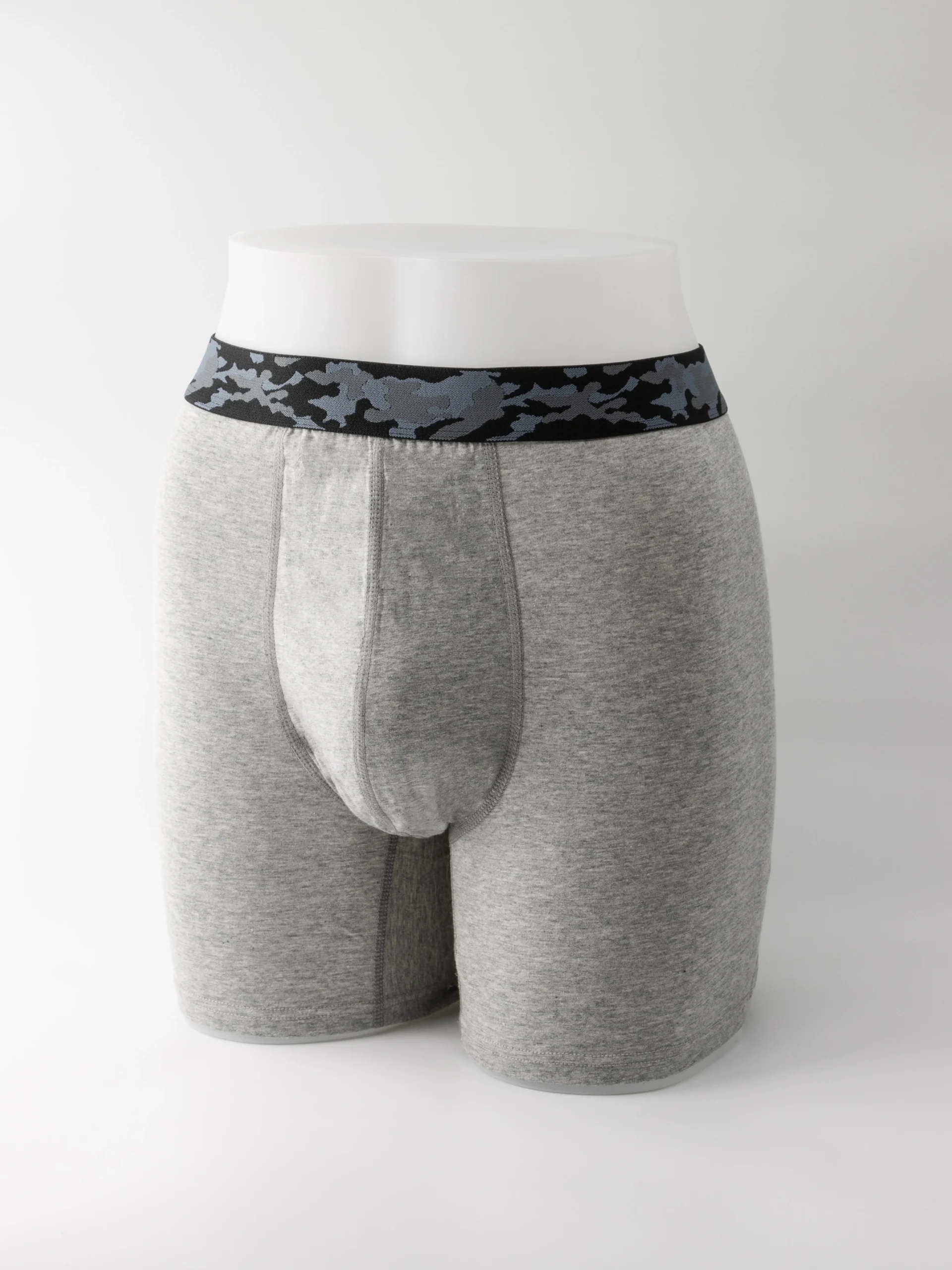 Boxer à poche V long uni – Image 3