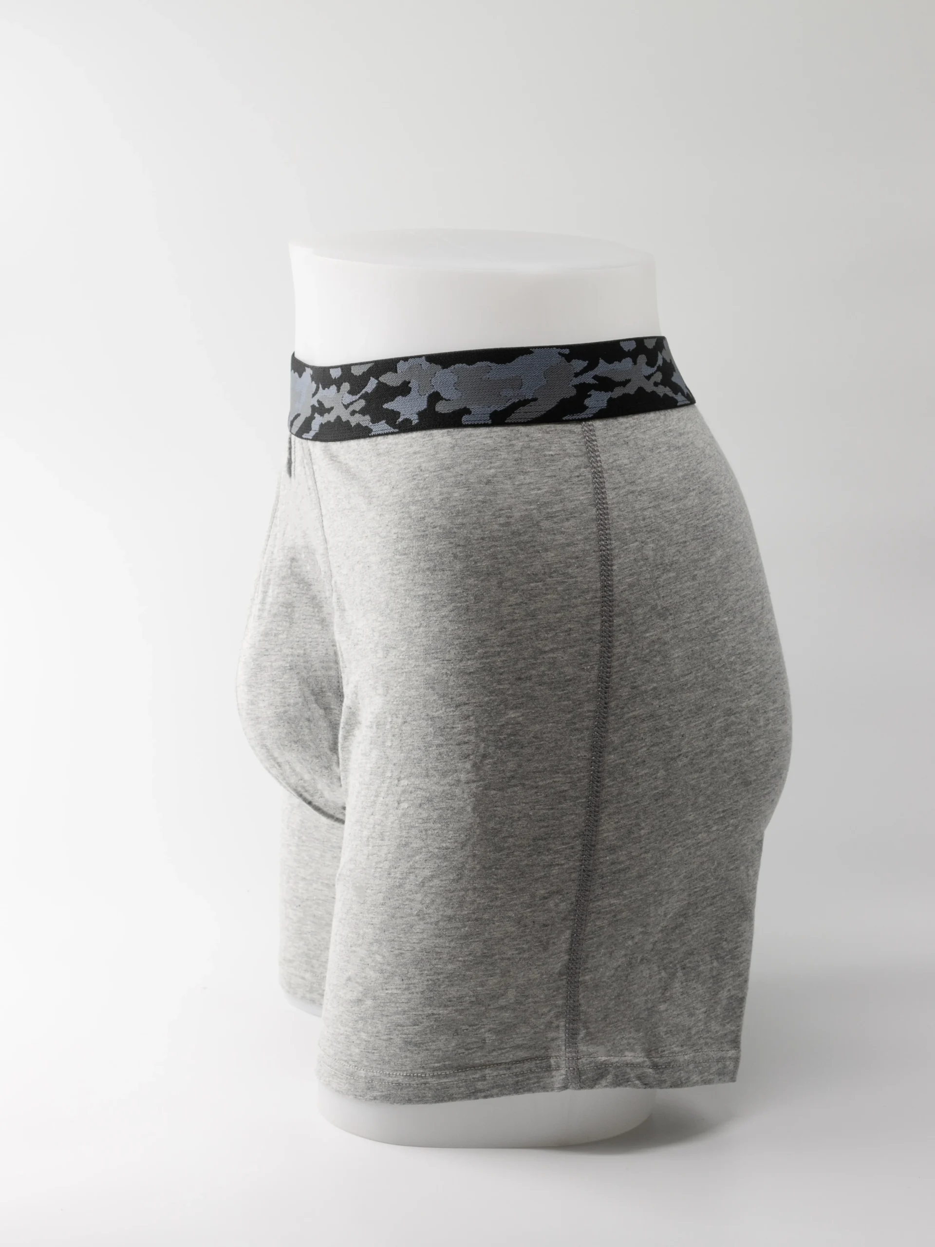 Boxer à poche V long uni – Image 4