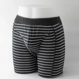 Boxer à poche droite long à motif Noir XL