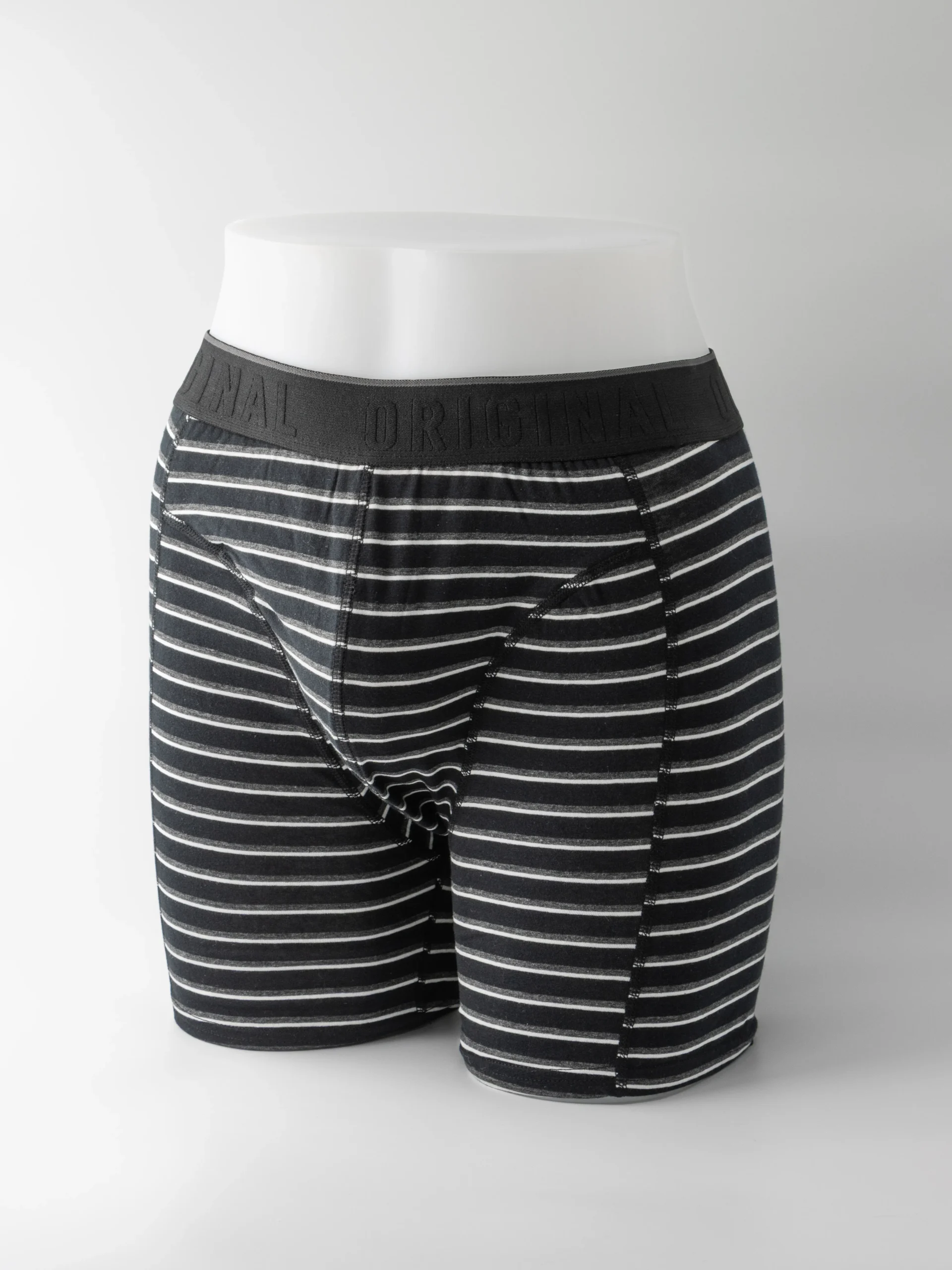 Boxer à poche droite long à motif Noir XL