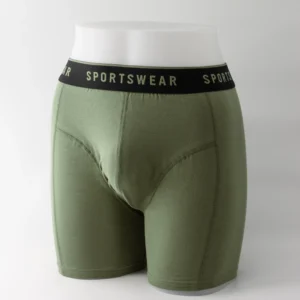 Boxer à poche V long uni