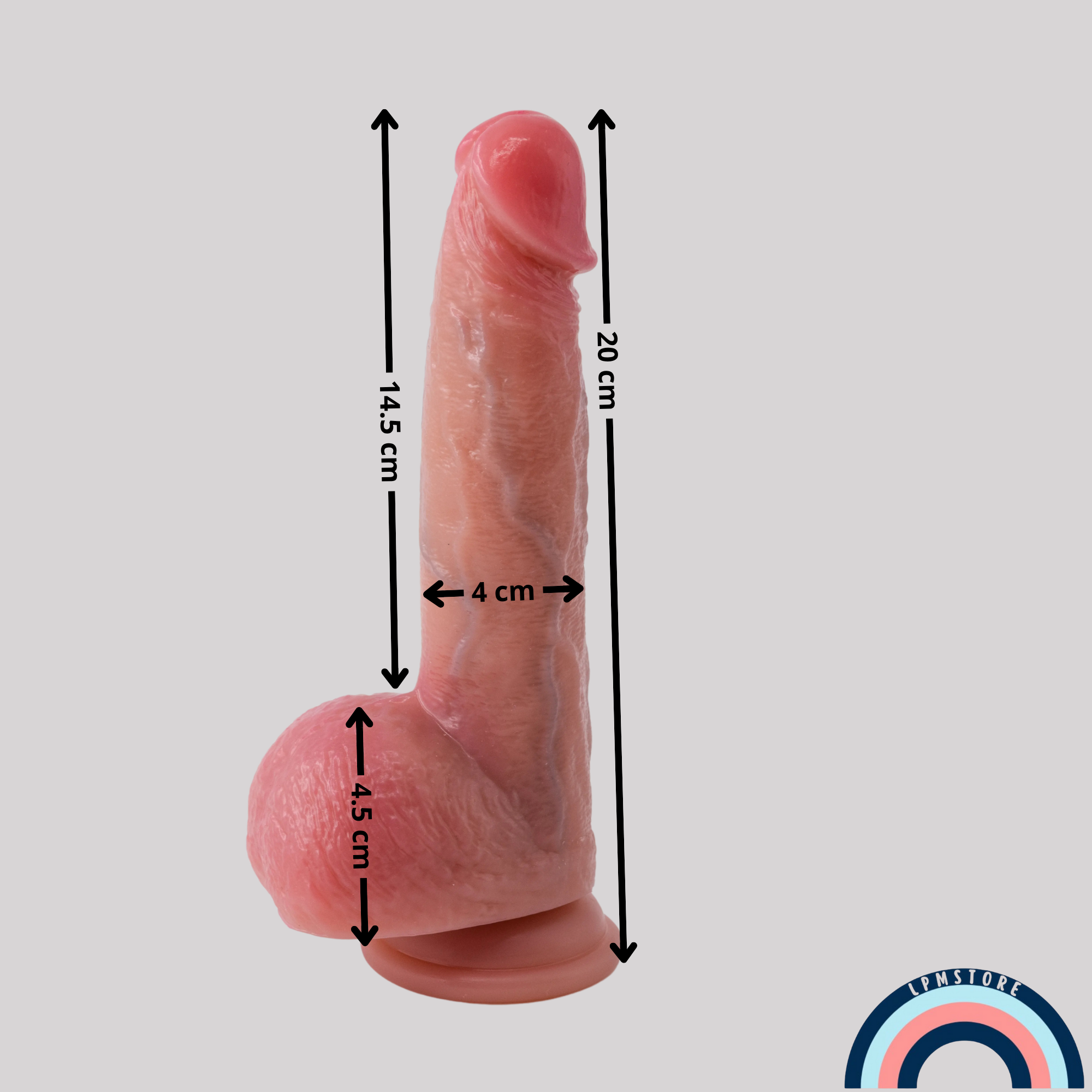 Prothèse pénienne réaliste avec pompe à éjaculer (14,5 cm) - Silva – Image 9