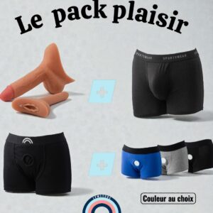 Pack Plaisir — 3 boxers + Packer 3en1