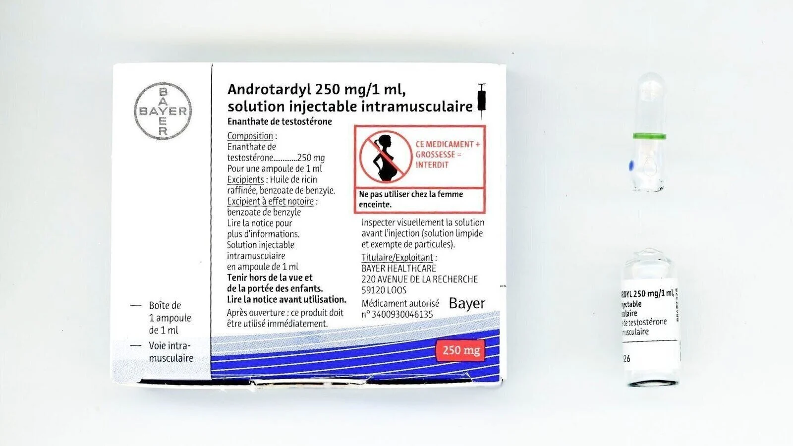 testostérone médicamenteuse-androtardyl