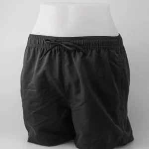 Short de bain transgenre à poche collection 2024 noir uni