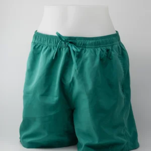 Short de bain transgenre à poche collection 2024 vert uni