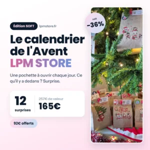 Calendrier de l'Avent 2026 Soft : 12 ou 24 cases - LPMSTORE